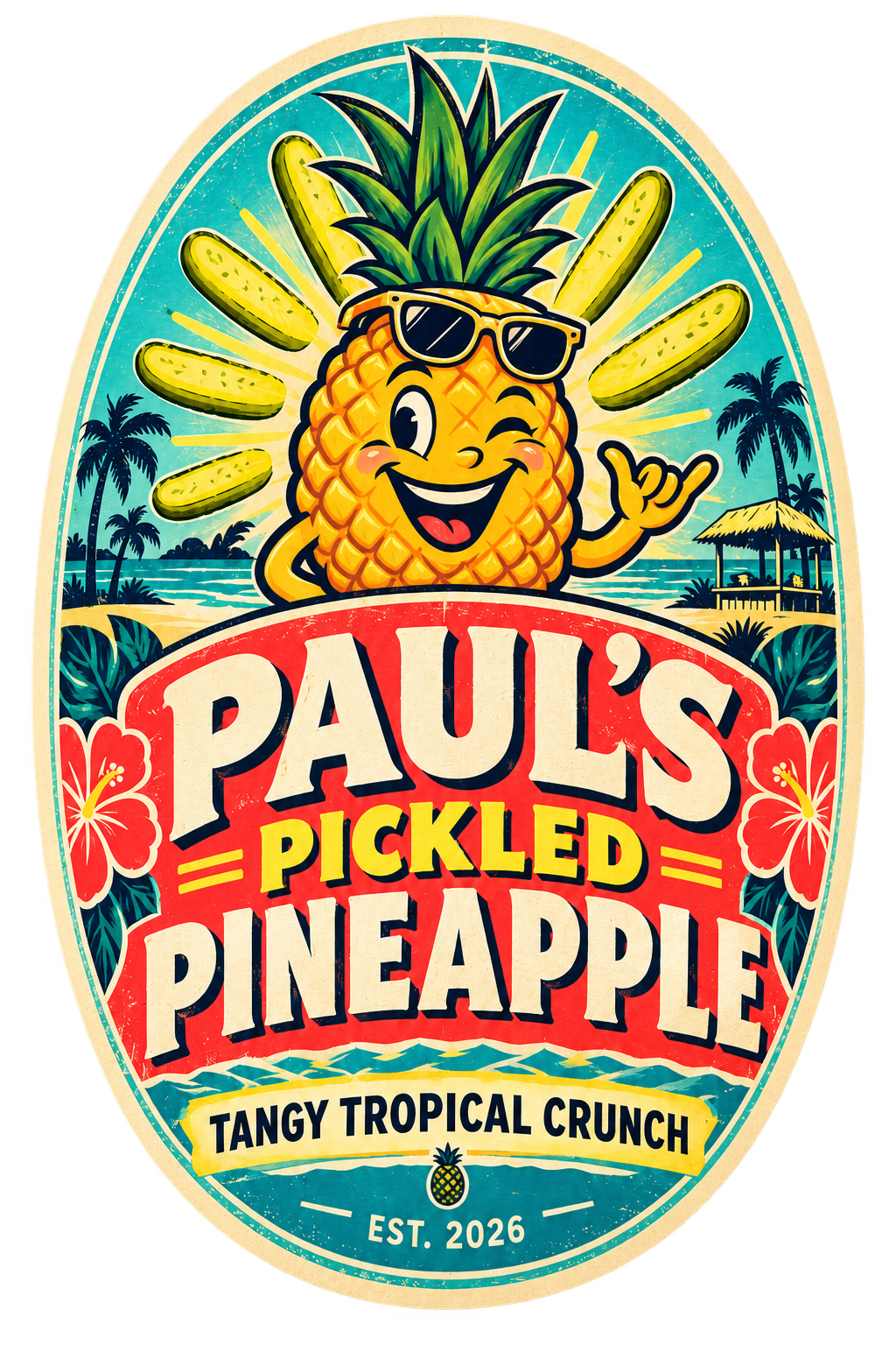 Paul's Pickled Pineapple — Tangy Tropical Crunch